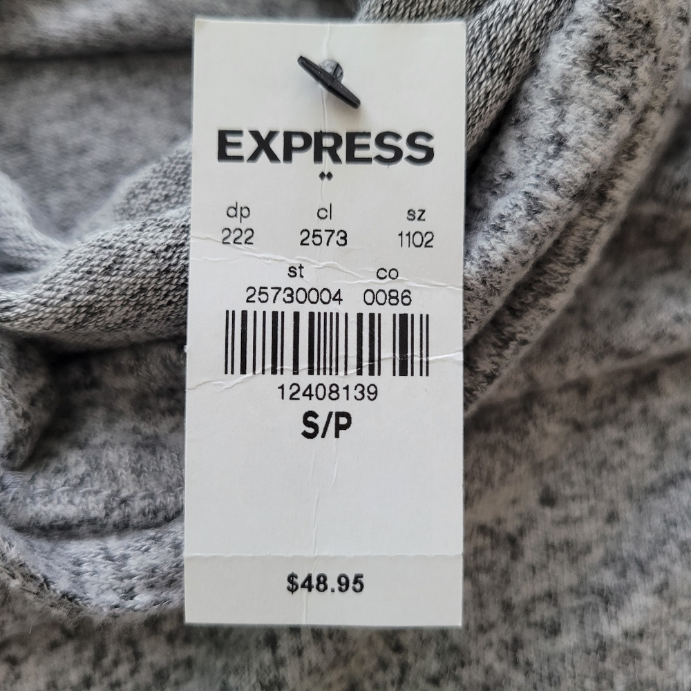 Oversized Men's Small Sweater NEW | Express Loose String Turtleneck - Picture 3 of 13